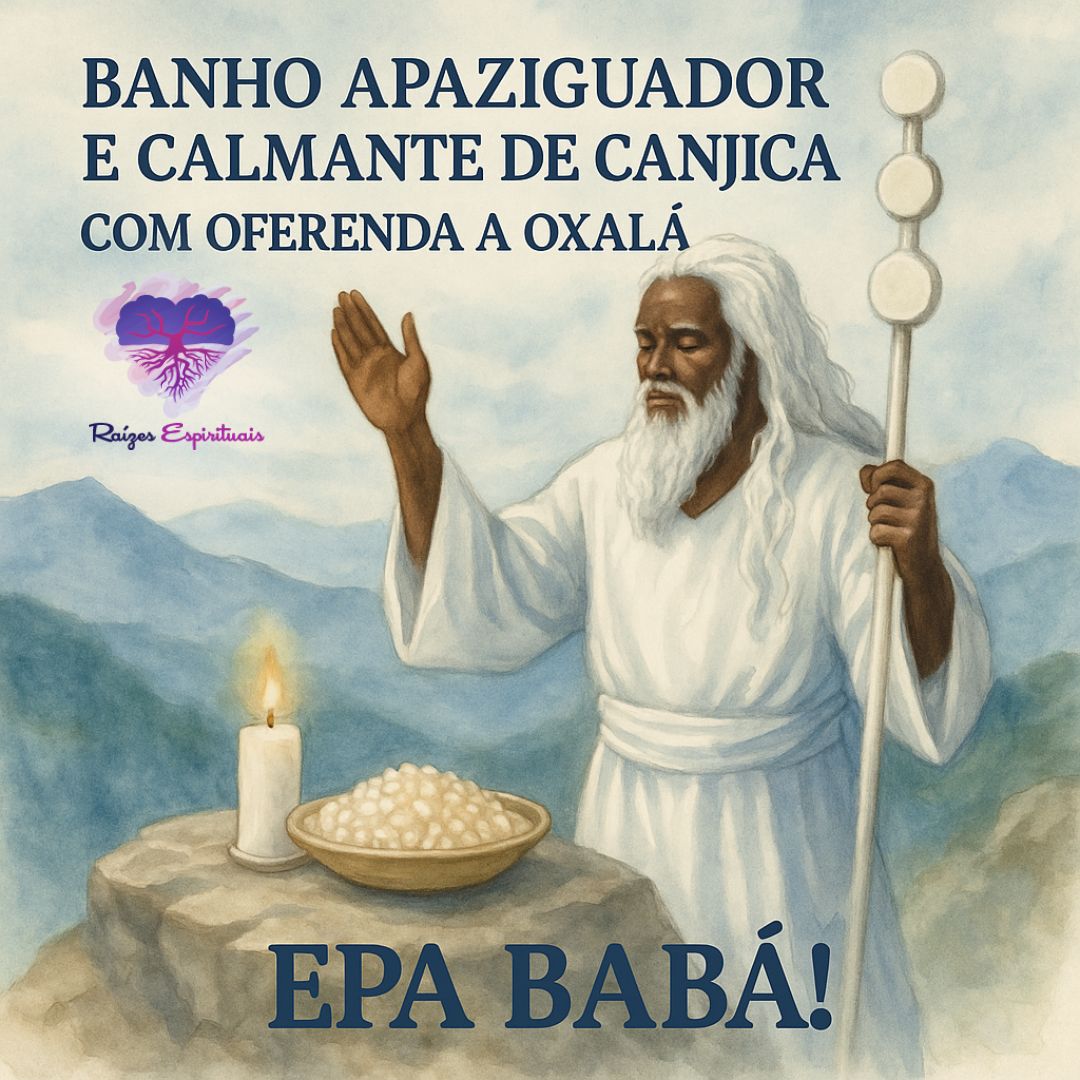 Banho Apaziguador e Calmante de Canjica: O Toque de Paz de Oxalá na Umbanda