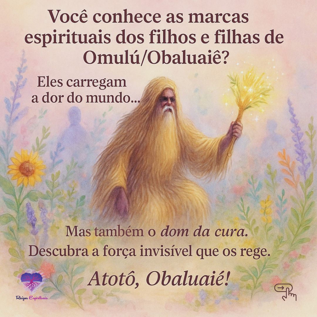 Você conhece as marcas espirituais dos filhos de Omulú Obaluaiê