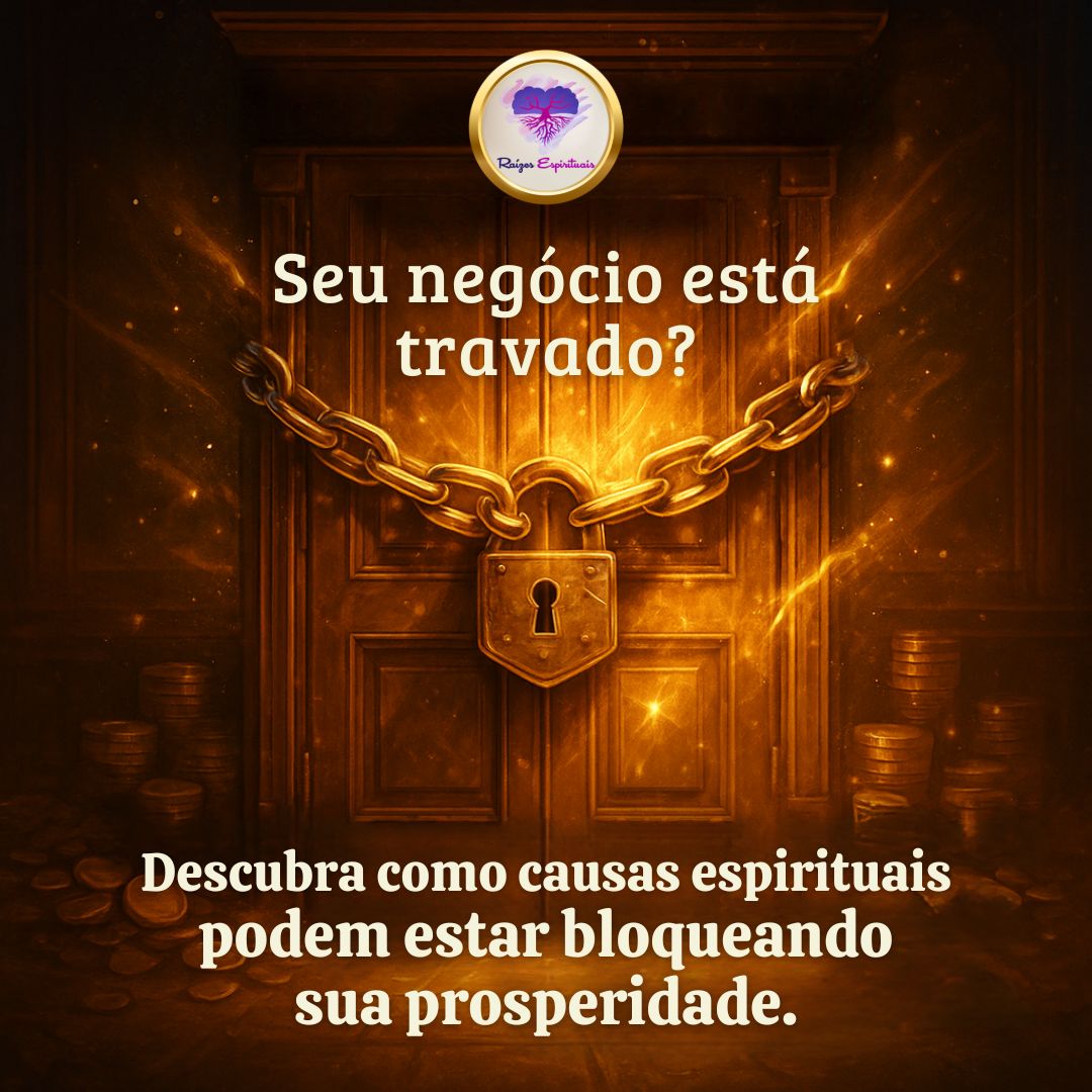 Imenso portal trancado com cadeado mostrando bloqueios financeiros e estagnação nos negócios