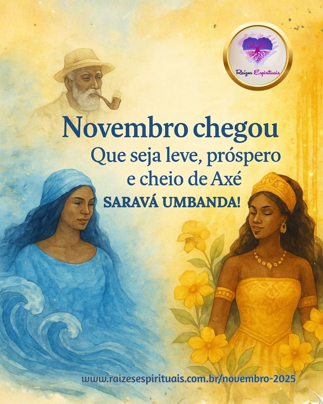 Novembro é o mês das rainhas das águas, Iemanjá e Oxum, e das Almas Benditas. Descubra os significados espirituais desse período e aproveite as promoções especiais de Black Friday da Casa Raízes Espirituais