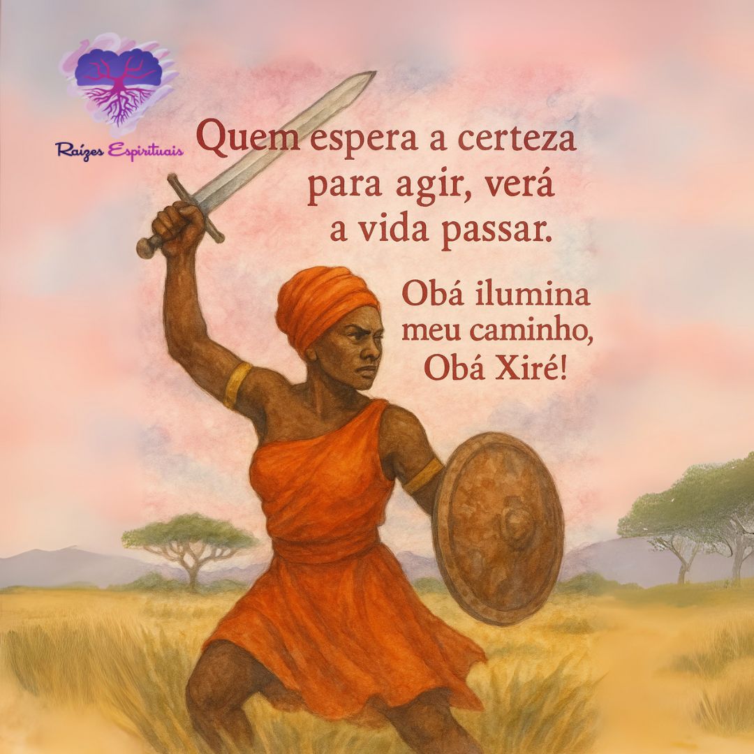 mensagem dos búzios com Obá