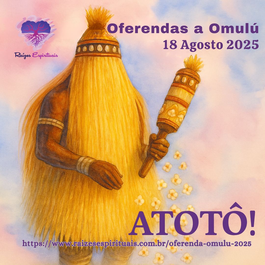 Oferenda a Omulú, orixá da cura em 18 de agosto de 2025