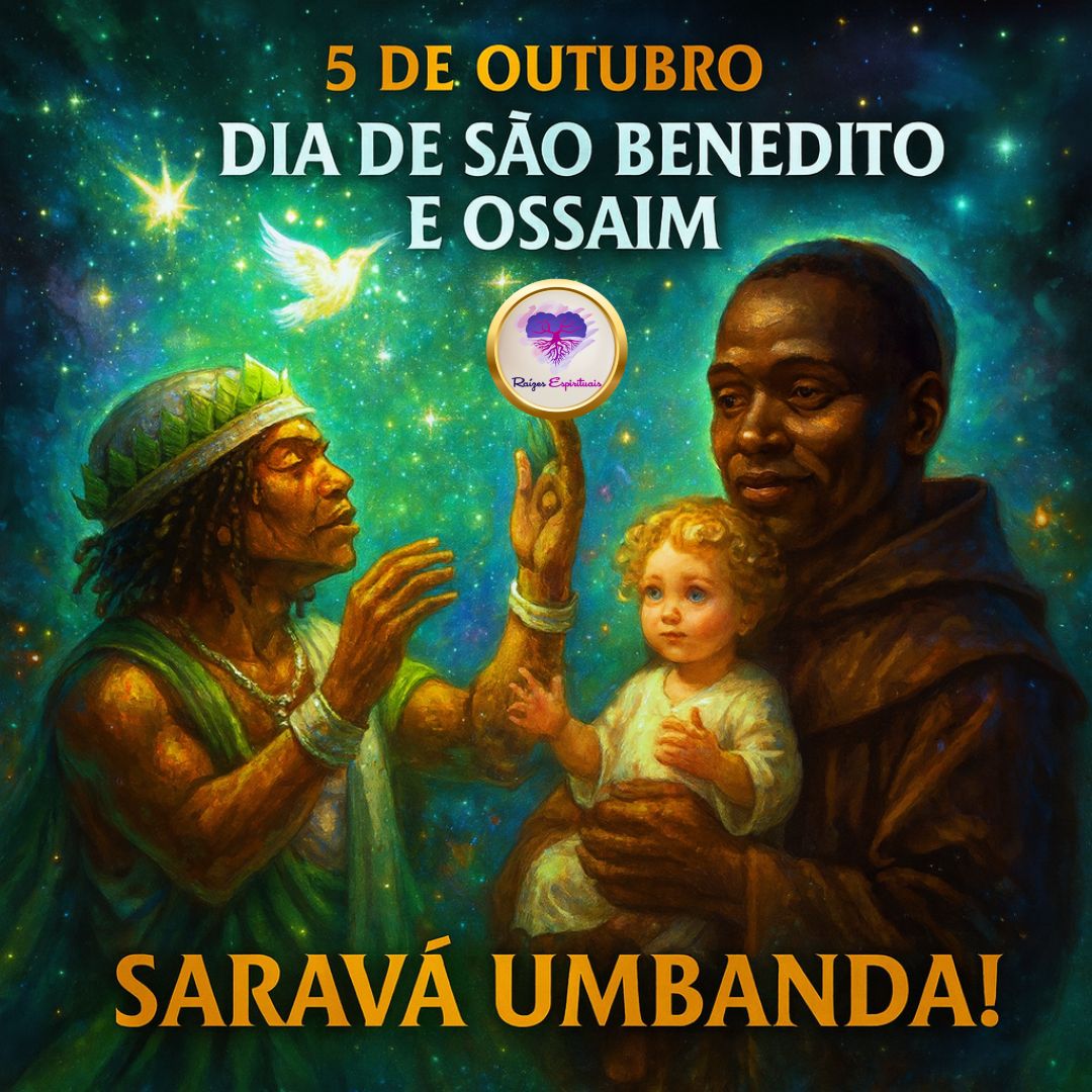 05 de outubro - Dia de São Benedito e Ossaim