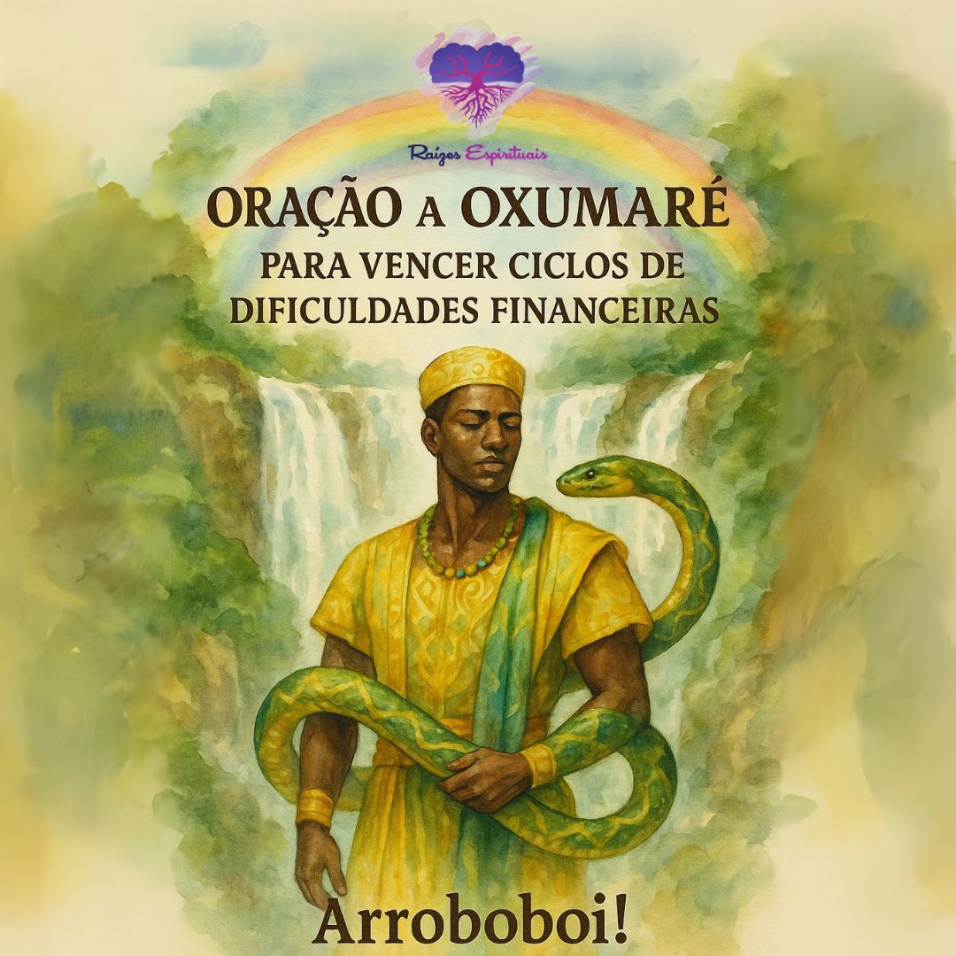 Oração a Oxumarê para vencer ciclos de dificuldades financeiras